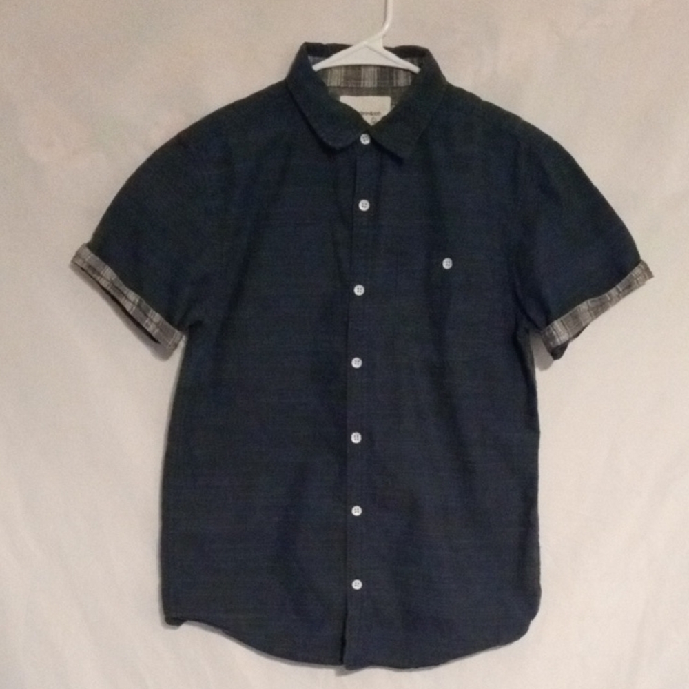 Paper Denim & Cloth Blue Casual Button Down Shirt